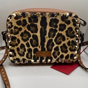 Valentino Garavani Rockstud Leopard Crossbody